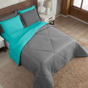 Kit de Edredom Casal Queen Dupla Face Quentinho e Macio