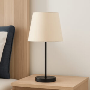 Abajur de Mesa Moderno Minimalista com Cúpula Decorativa para Quarto e Sala