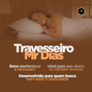 Travesseiro Pluma De Ganso Macio Antialérgico Lavável Ideal para Enxoval, Hotéis e Uso Diário