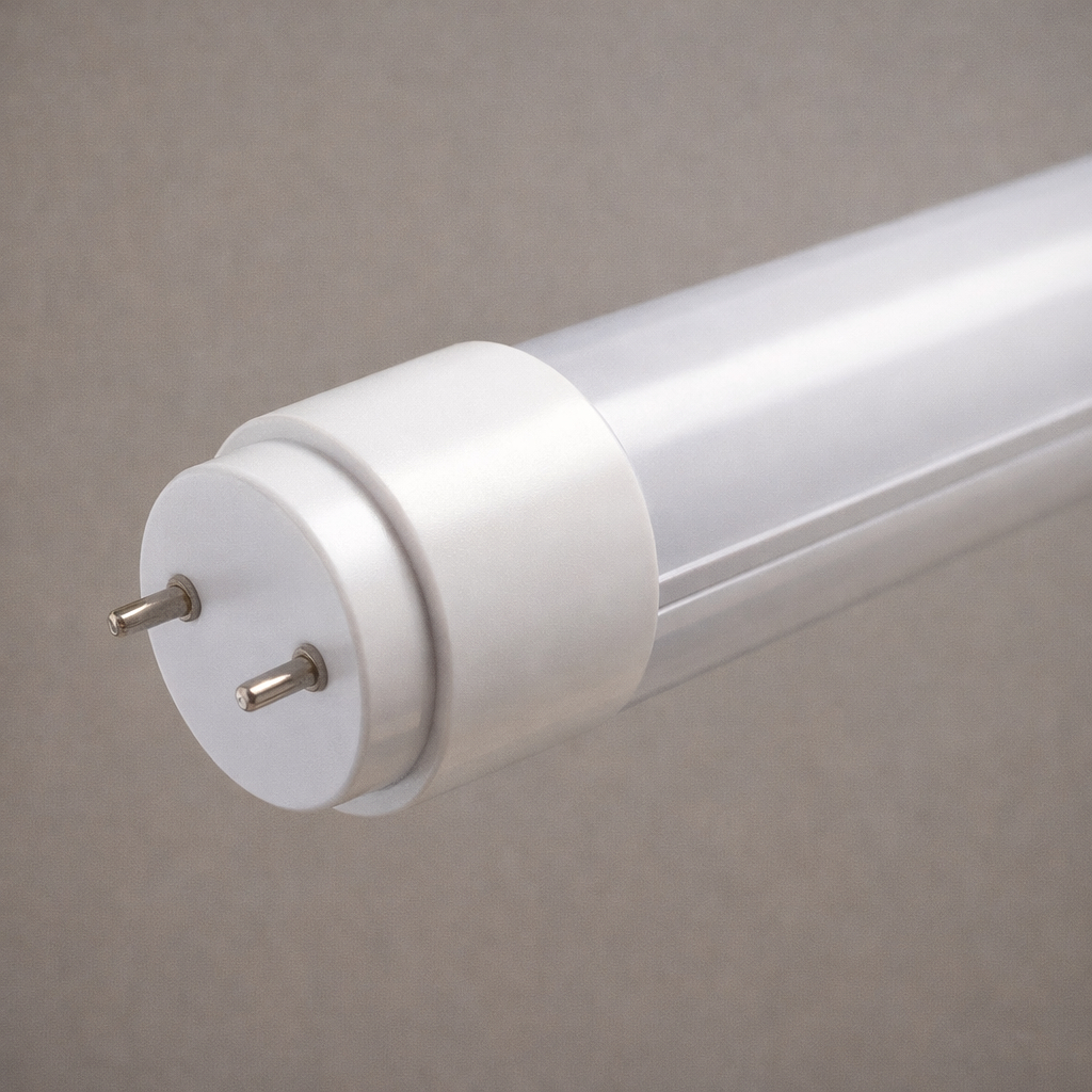 Kit 25 Lâmpadas Led Tubular 1,2m T8 18w 3000k Branco Quente Bivolt 110v 220v Luminária Tubo Amarela