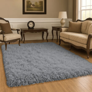 Tapete Sala 2,00 x1,50 Peludo Promoção - Cinza