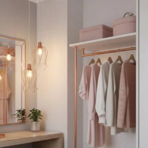 Pendente Triplo Lustre Luminária Aramado Tulipa Cabo Cristal 1 Metro