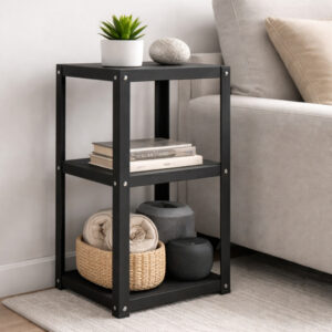 Mesa de Canto, Mesa de Apoio, Mesa de Bebedouro Pequeno 5L, Mesa Lateral Sala/quarto/cozinha - PRETO