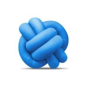 Almofada Nó Nozinho Escandinavo De Luxo - AZUL CÉU