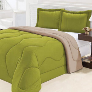 Edredom Queen Dupla Face Malha Gel 3 Peças