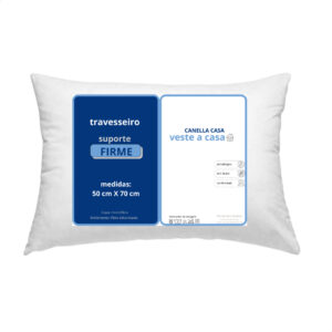Travesseiro 50x70 Suporte Firme 100% Macio Adulto Fibra Siliconizada Antialérgico - 1 TRAVESSEIRO