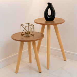 Mesa Pé Palito De Apoio E Lateral Sofa Mdf ou Mdp E Madeira