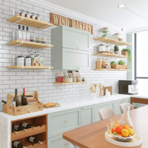 Kit 2 Prateleiras Estilo Industrial com Mão Francesa Invertida Prateleira de Madeira