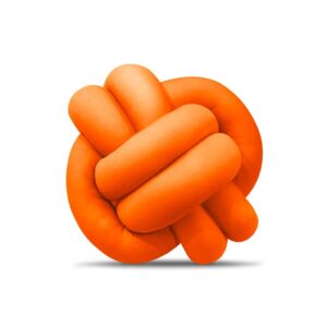 Almofada Nó Nozinho Escandinavo De Luxo - LARANJA