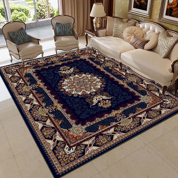 Tapete Belga Luxo 2,40 x 2,00 Estampa Moderna p/ Decoração Sala Escritório Grande