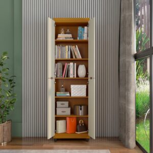 Armário Multiuso 4 Portas Organizador Cozinha Lavanderia Escritório