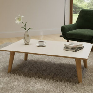 Mesinha De Centro Mesa Pequena Decorativa Sala de Estar Pés Palito Madeira Maciça Várias Cores Promoção