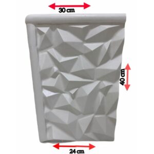 forma para fabricação de vaso craquelado 30x40x24