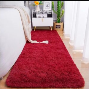 Tapetinho Sala Quarto Peludo Felpudo Grosso 40x60 cm Macio - Bordo