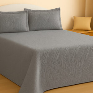 Kit 03 Peças Cobre Leito Casal Padrão Matelado - Imperium