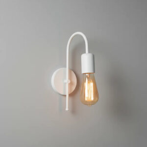 Luminária Arandela De Parede Luma E-27 Moderno Retro 127v/220v - BRANCO