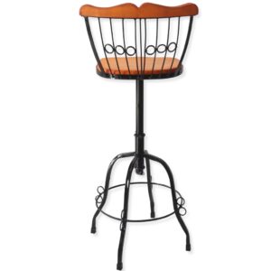 Banqueta Bistrô Regulável E Giratória Para Cozinha Americana