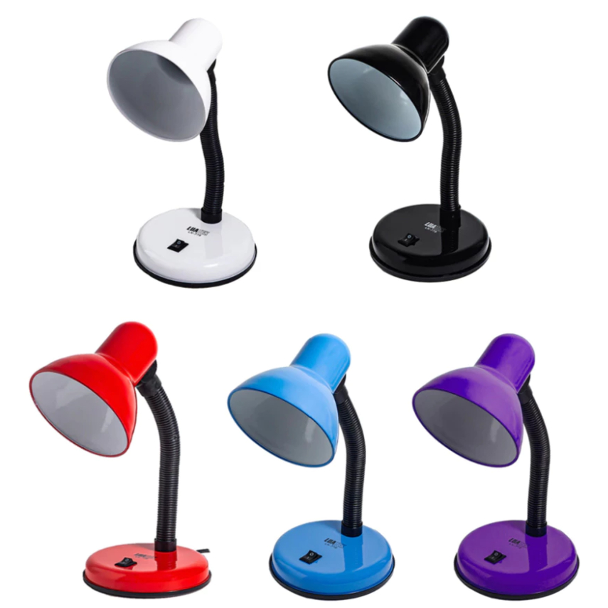 Luminária De Mesa Abajur Flexível Articulável Leitura Bivolt