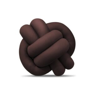 Almofada Nó Nozinho Escandinavo De Luxo - MARROM