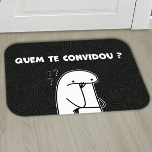 Tapetes Porta Engraçados Decorativo Entrada Antiderrapante 55x35 - 8026