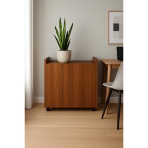 Armário Para Escritório Multiuso Com 2 Portas e Nicho - Envio Imediato