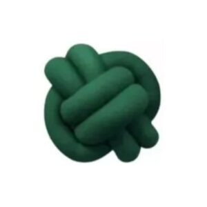 Almofada Nó Nozinho Escandinavo De Luxo - VERDE BANDEIRA