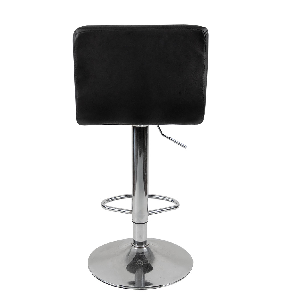 Kit 3 Banqueta Gomos para Cozinha Bar Bancada balcão Americano em Material Sintético 3-35 Preto