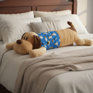 Almofada Xuxão 1,10m Pelúcia Gigante AntiAlérgica Travesseiro Corpo Inteiro Ultra Macio Para Abraçar