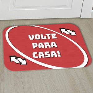 Tapetes Porta Engraçados Decorativo Entrada Antiderrapante 55x35 - 8025