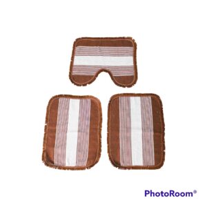 Tapete Para Banheiro Jogo 3 Peças Conjunto Tapetes Toalha Chão Piso Estampas Liso Barato Promoção - VERNIZ LISO