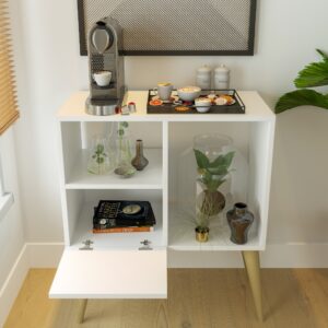 Aparador Buffet Multiuso Com Porta Retrô Cantinho do Café Marrocos