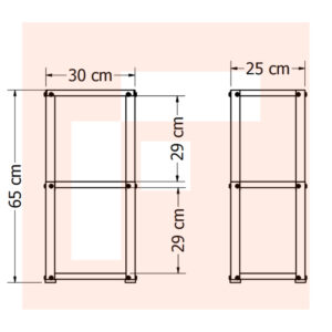Mesa de Canto, Mesa de Apoio, Mesa de Bebedouro Pequeno 5L, Mesa Lateral Sala/quarto/cozinha