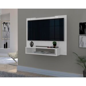 Painel para Tv Smart 50 Polegadas com Prateleira Nicho Quarto Sala Veneza