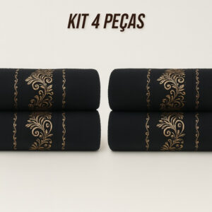 Kit4 Toalhas de Banho Banhão Gigante 100% Algodão – Super Macias, Alta Absorção e Qualidade Premium