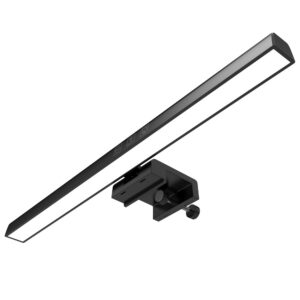 Luminária Tela Notebook Monitor Mesa Barra Luz Regulável Cúpula Preto Estrutura Preto - Modelo B