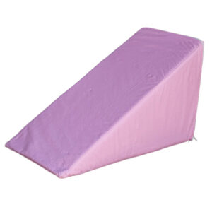 Travesseiro Encosto Triangular Anatomico Ortopédico Terapêutico Pós Cirurgico Leitura - Rosa Bebe