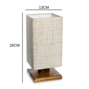 Abajur Luminária De Mesa Quarto Cabeceira Escritório Leitura Moderno Rústico Decoração