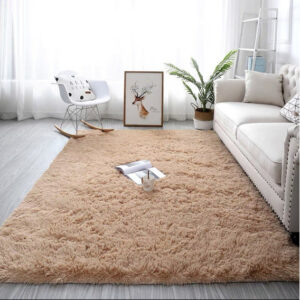 Tapete Quarto e Sala 1,50x1,00 Antiderrapante - Bege