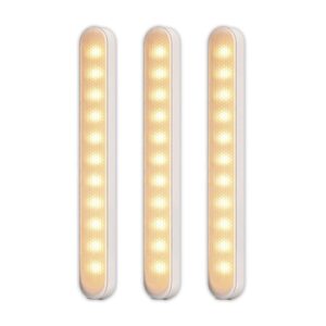 Luminária LED Recarregável USB-C Magnética 3 Tons Luz Portátil - 3 unidades