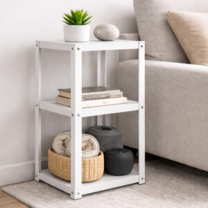 Mesa de Canto, Mesa de Apoio, Mesa de Bebedouro Pequeno 5L, Mesa Lateral Sala/quarto/cozinha - BRANCO