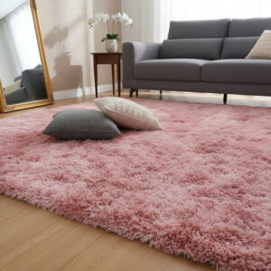 Tapete 2,00 x 1,50 Felpudo Sala Quarto Varias Cores - Rose Mesclado