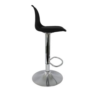 Banqueta Eiffel Giratória Estofada com Encosto Sala de Jantar