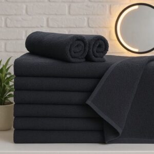 Kit 6 Toalhas 100% Algodão – Para Salão, Barbearia, Estética e Manicure