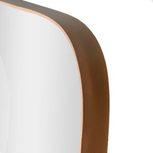 Espelho Corpo Inteiro Retângular 150x50cm C/ Suporte De Chão - Caramelo