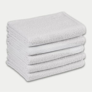 Kit 6 Toalhas 100% Algodão – Para Salão, Barbearia, Estética e Manicure - 6 BRANCA
