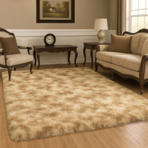 Tapete Sala 2,00 x1,50 Peludo Promoção - Bege Mesclado