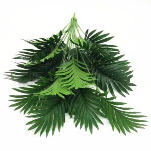 KIT2 110CM 24Folhas Planta Artificial Palmeira Areca Real Toque