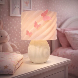 Abajur Luminária Borboletas Quarto Menina Decoração