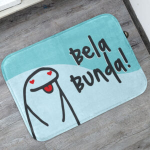 Tapete de Porta Flork Tire os Sapatos 40x60 Antiderrapante - 6105