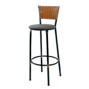 KIT 3 BANQUETAS BANCO ALTO DE COZINHA AREA GOURMET MOVEIS DE JUNCO